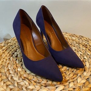 Purple heels.